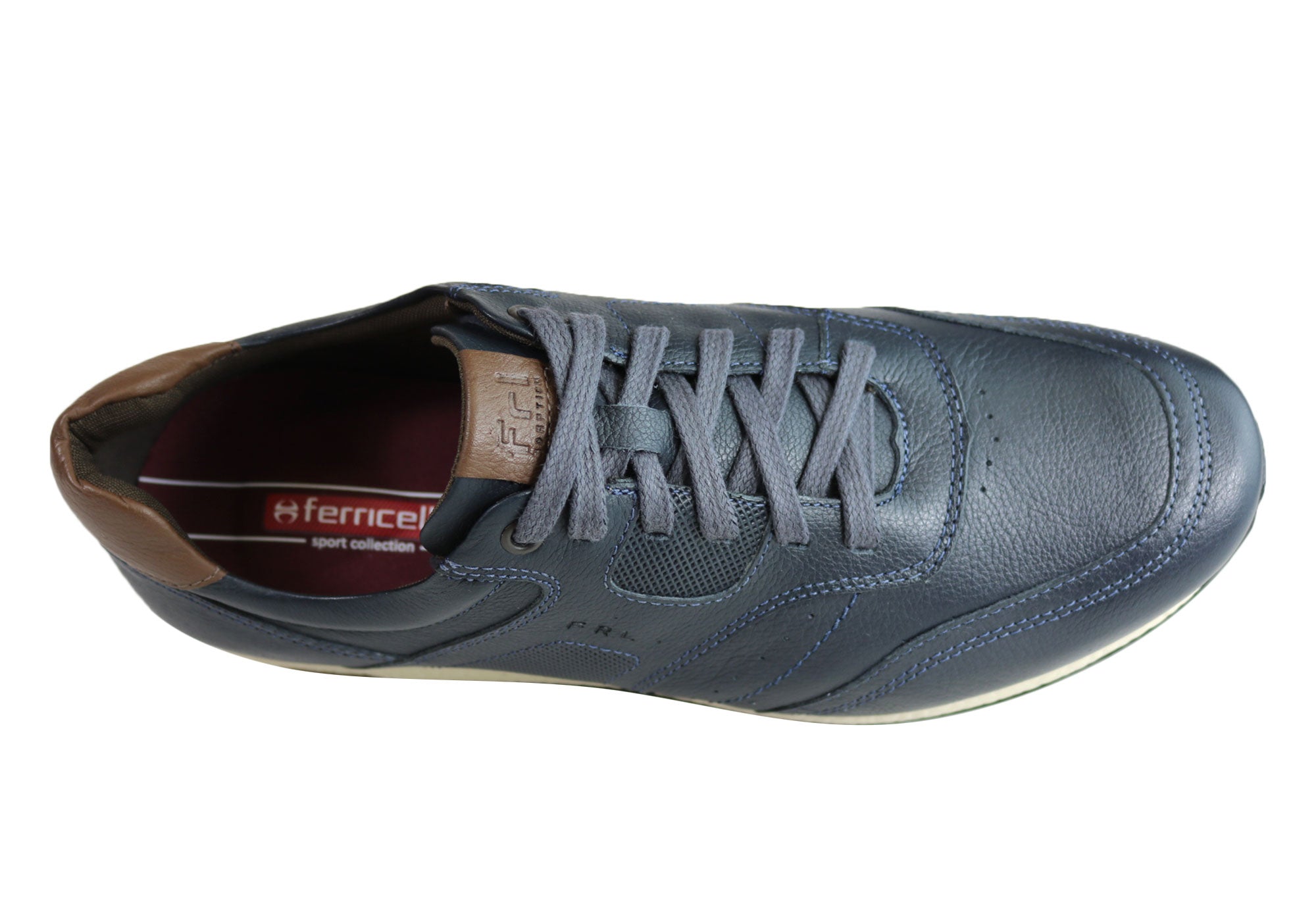 Ferricelli Phil Men's Genuine Leather Casual Shoes - Comfortable & Stylish Brazilian-Made Footwear for Everyday Wear & Outdoor Activities