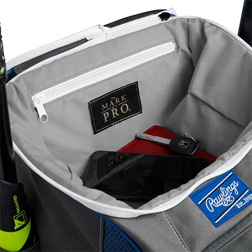 Rawlings IMPULSE Backpack Equipment Bag for Baseball & Softball - Durable Sports Gear with Multiple Style Options | Perfect for Games, Practice & Travel