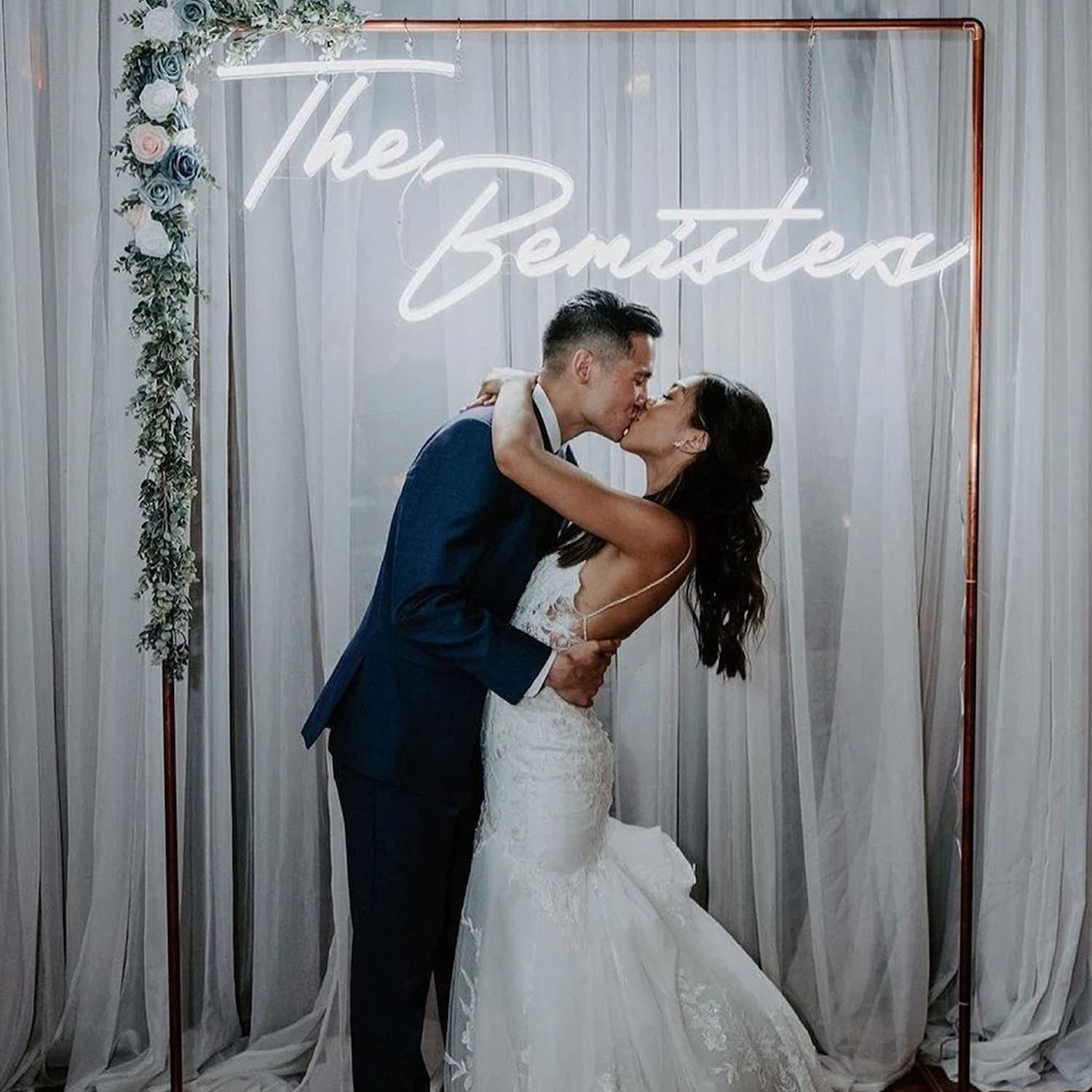 Custom LED Neon Sign for Wedding Backdrop, Engagement Party Decor - Personalized Neon Lights for Wall Decoration & Room Lighting | Perfect for Home Decor, Bars, Restaurants & Events