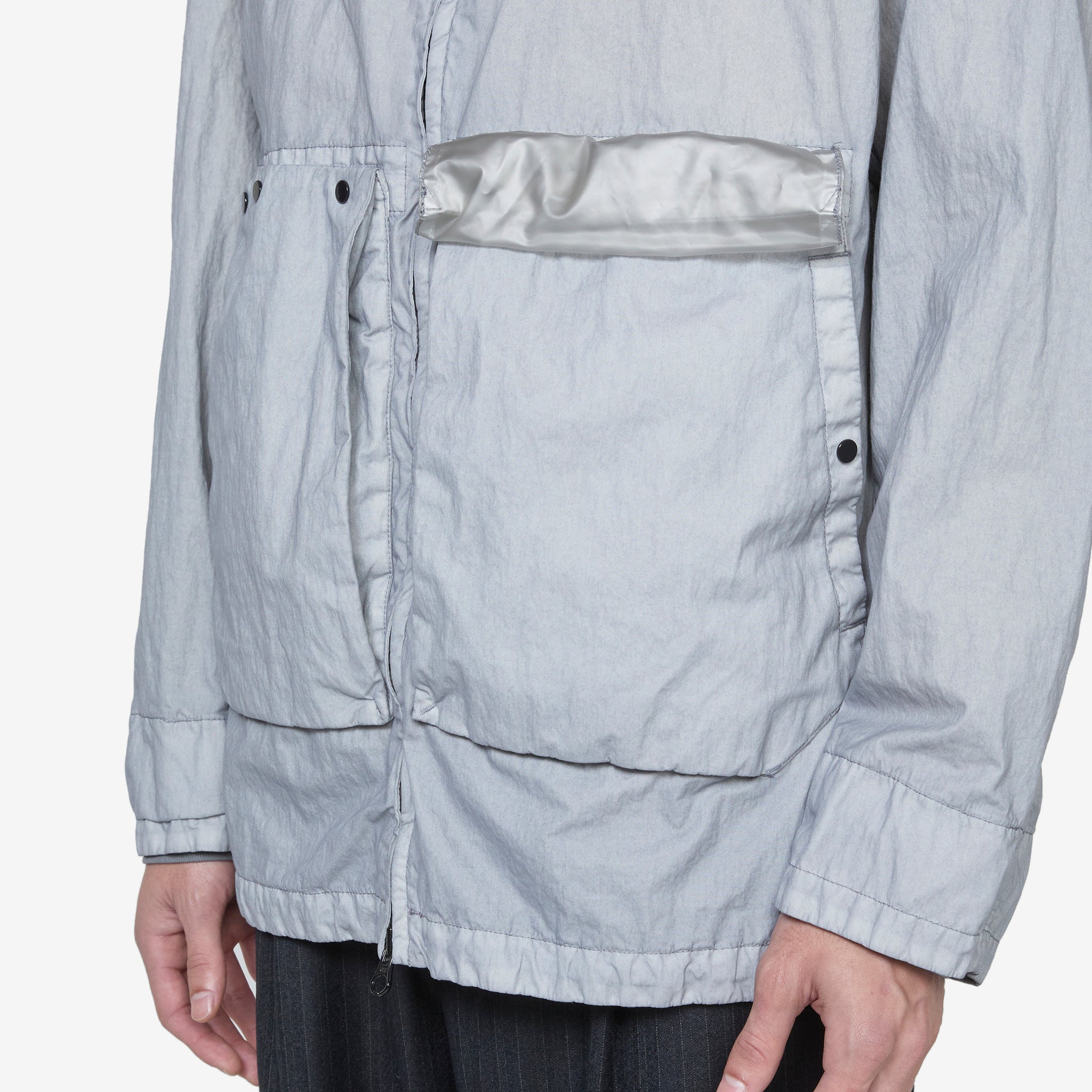 50 Pack Fili Gum Mixed Zipped Goggle Jacket in Drizzle Grey - Perfect for Outdoor Sports, Motorcycling & Winter Activities