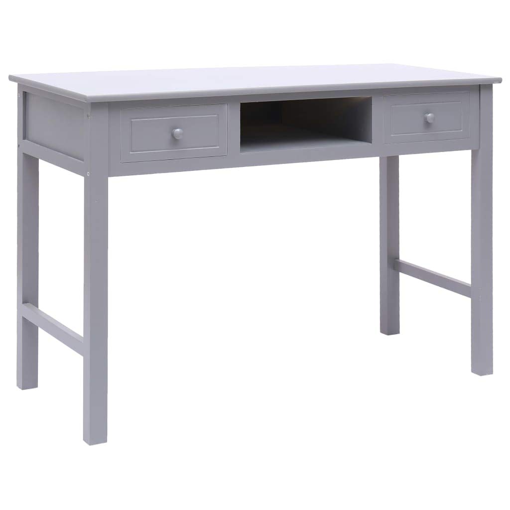 Gray Wooden Writing Desk 43.3