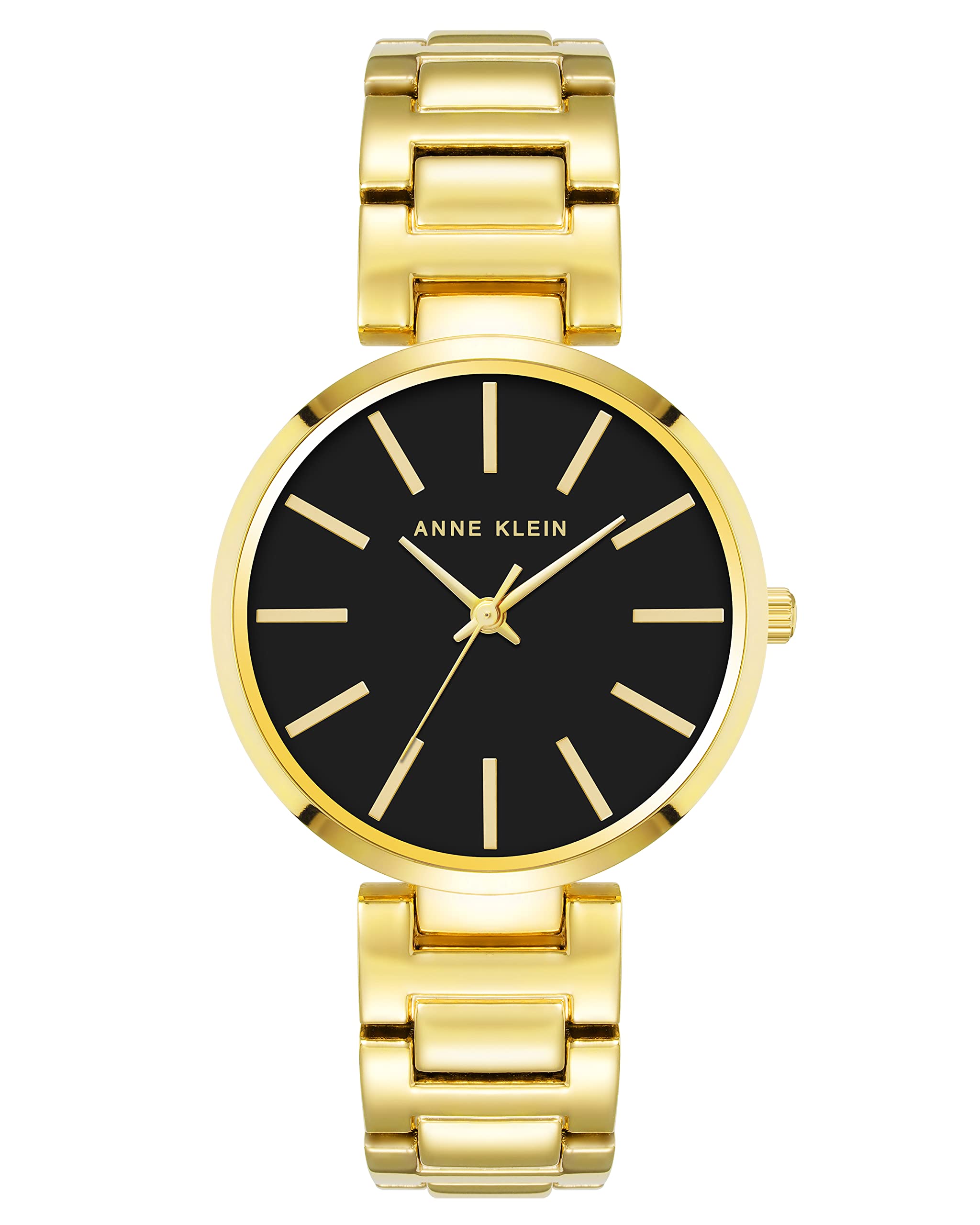 Anne Klein Women's Elegant Bracelet Watch - Gold-Tone Stainless Steel with Crystal Accents | Perfect for Office, Party & Everyday Wear