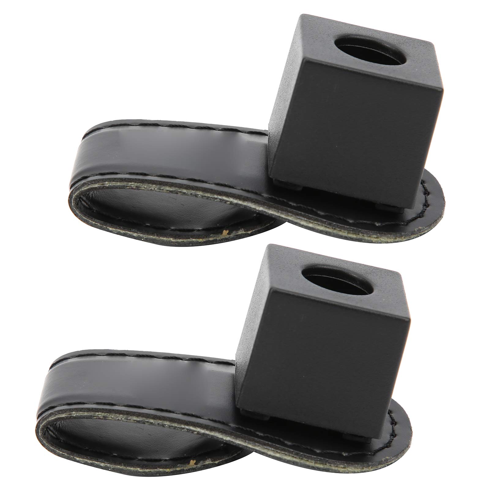 2Pcs Magnetic Billiard Chalk Holder - Compact Pool Cue Chalk Clip with Belt Attachment | Durable Stitched Design for Billiards Accessories & Cosmetic Supplies | Perfect for Pool Halls, Home Game Rooms & Professional Players