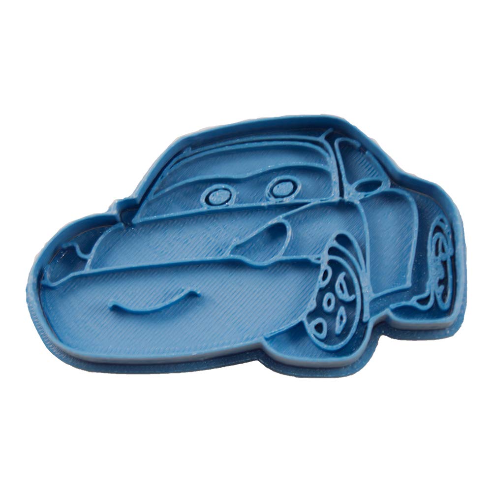 Blue Car-Shaped Cookie Cutters Set of 6 - 16 x 14 x 1.5 cm Baking Tools for Kids Birthday Parties, Baby Showers & Holiday Cookie Decorating