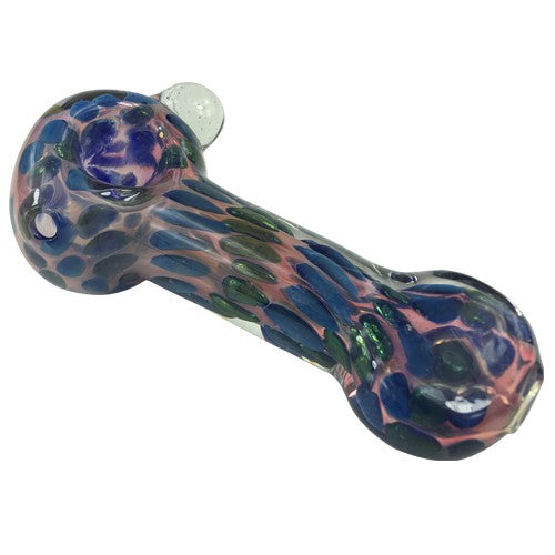 Spot Design Spoon Pipe - Premium Glass Smoking Pipe for Dry Herbs | Portable & Durable for Travel, Camping, and Outdoor Use