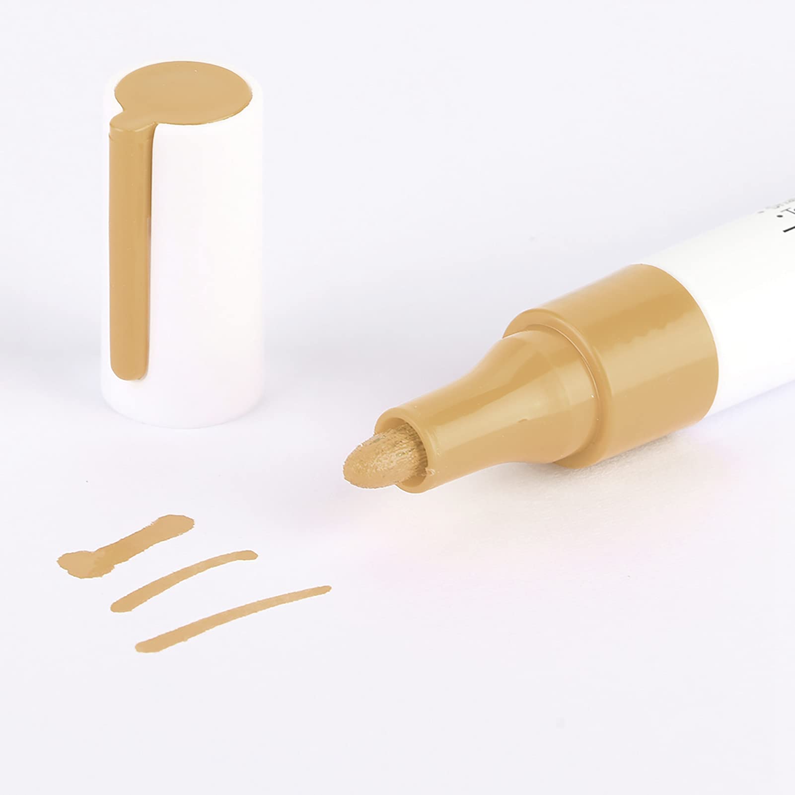 Waterproof Car Tire Paint Pen - Fast Drying Pigment Marker for Cars, Trucks & SUVs - All Surface Gold Paint Marker - Perfect for Custom Tire Lettering & Vehicle Detailing