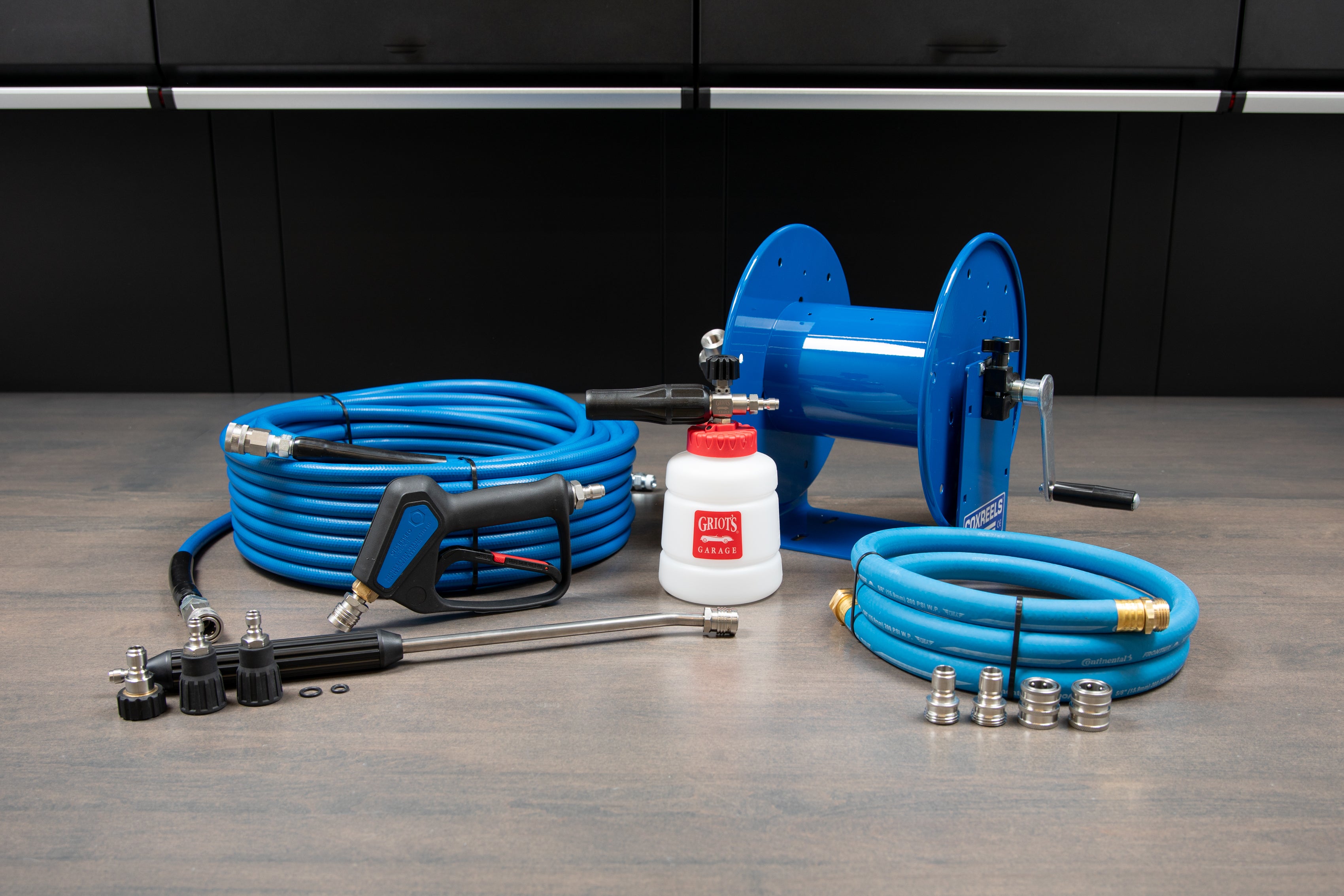 AR Blue Clean Pro Line Wall Mount Accessory Kit for Pressure Washers - Perfect for Garage, Driveway & Outdoor Cleaning