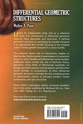 Differential Geometric Structures - Dover Books on Mathematics | Advanced Math Textbook for Geometry & Topology Studies | Perfect for University Courses & Self-Learning