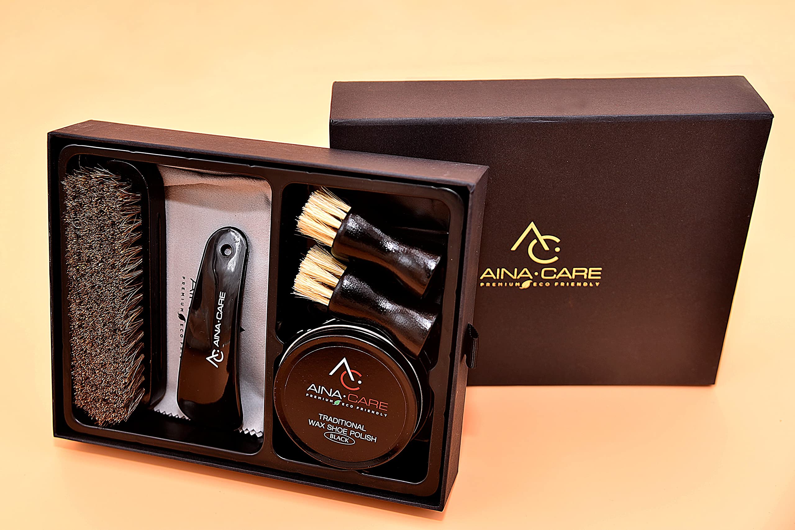 Premium II Shoe Polish Kit - Professional Leather Care & Shine for Men's & Women's Shoes - Perfect for Dress Shoes, Boots & Accessories - Ideal for Home, Office & Special Occasions