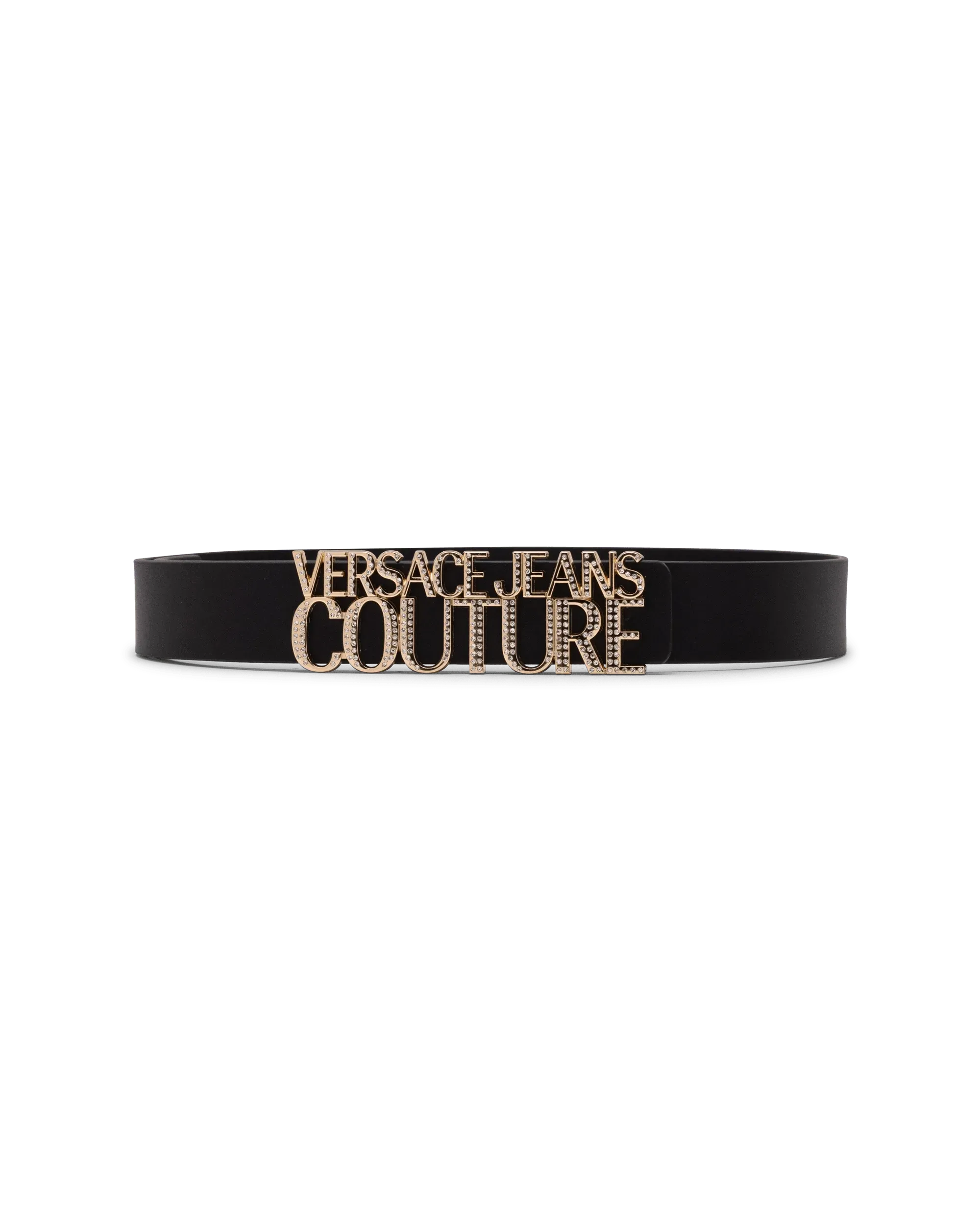 Premium Genuine Leather Belt with Gold Trim Logo - Stylish & Durable for Men's Fashion, Office Wear & Casual Outfits