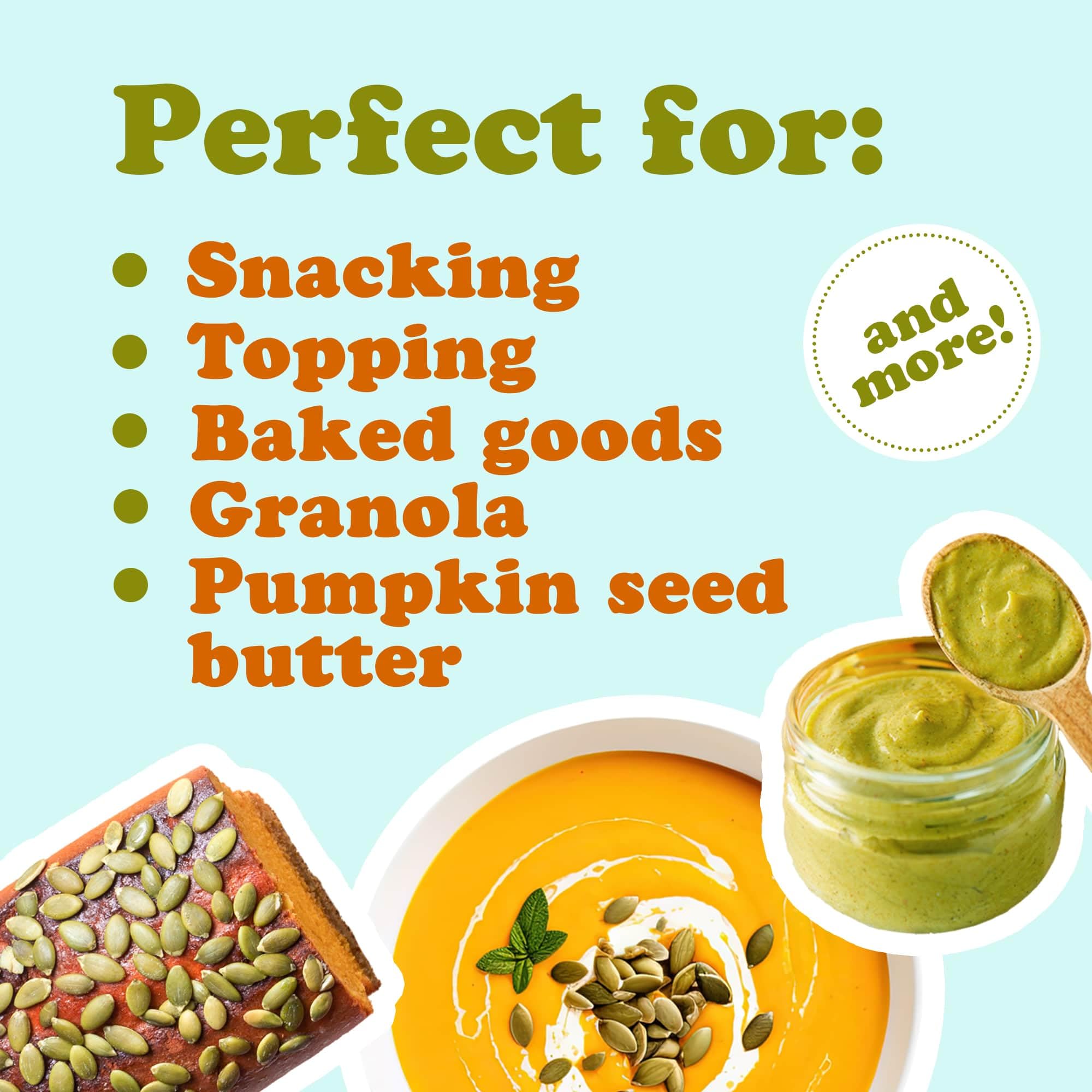 Food to Live Organic Raw Pepitas (Pumpkin Seed Kernels) - 18 Pounds Bulk, Non-GMO, Unsalted, No Shell, No Oil, Vegan, Kosher | Keto-Friendly, High Protein & Essential Fatty Acids | Perfect for Baking, Snacking, Salads & Healthy Recipes