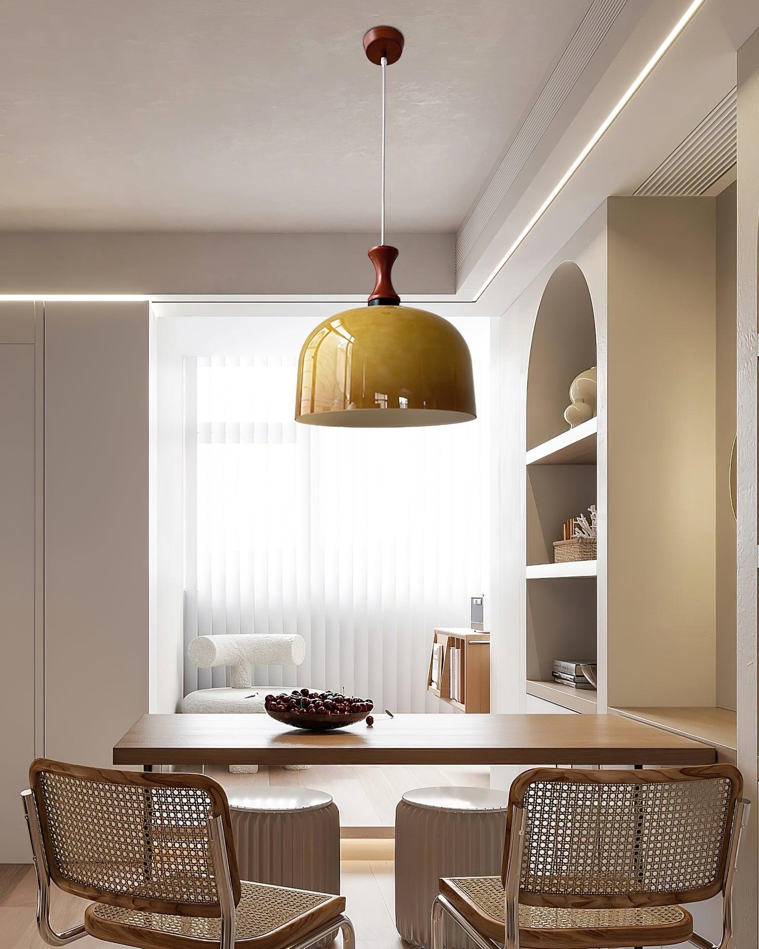 Meblos Modern Down Pendant Light - Elegant Hanging Ceiling Fixture for Dining Room, Kitchen Island & Bedroom Lighting