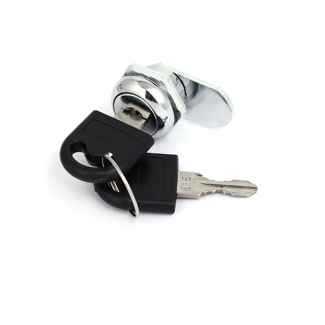 IIVVERR 21mmx19mm Keyed Tubular Cam Lock - Secure Cabinet Door & Mailbox Lockset - Durable Metal Construction - Ideal for Home, Office & Storage Security
