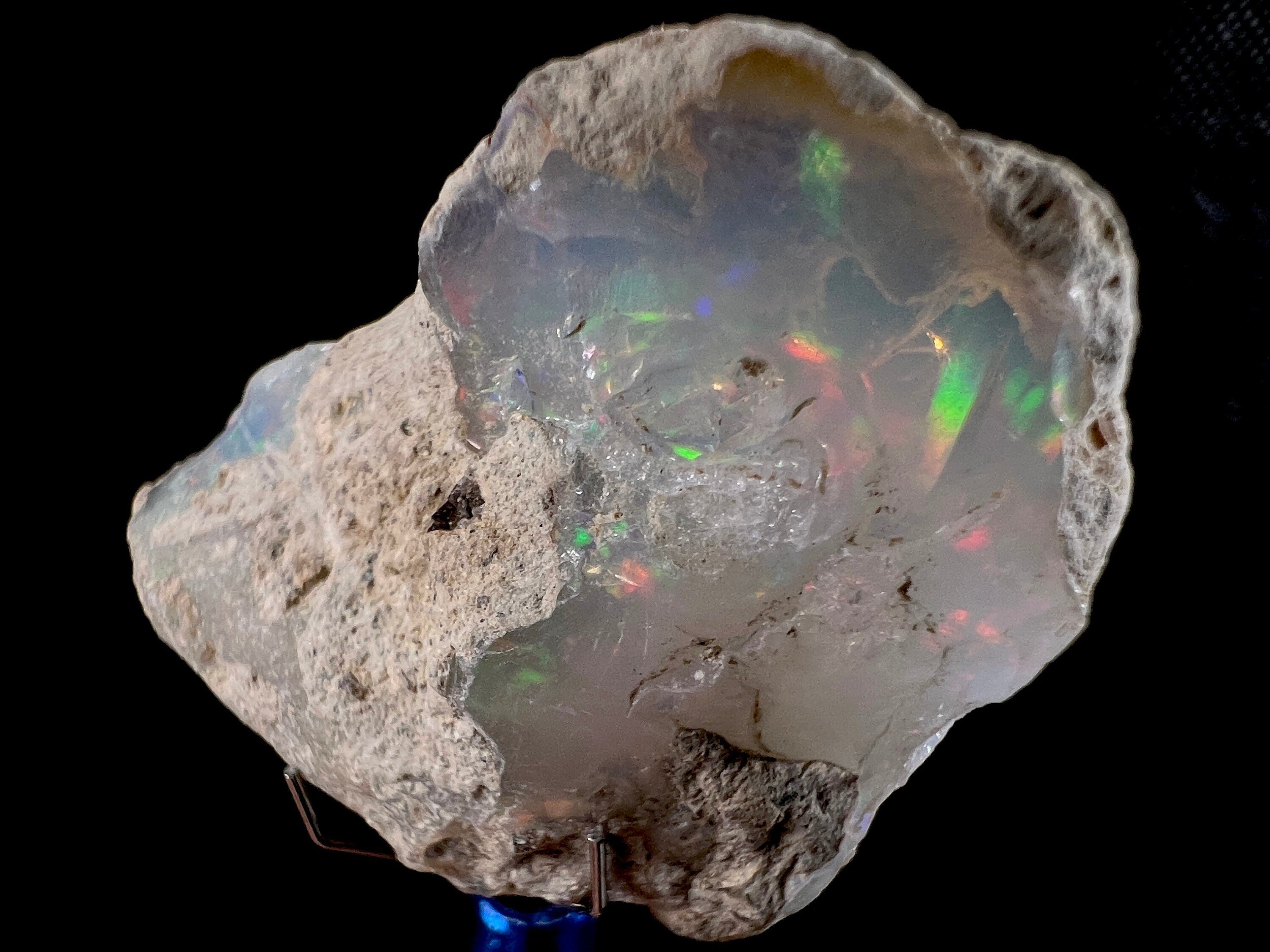 Premium 4A Welo Opal Raw Crystal - Certified Cutting Grade Gemstone for Jewelry Making | Ideal for Rings, Necklaces & DIY Craft Projects