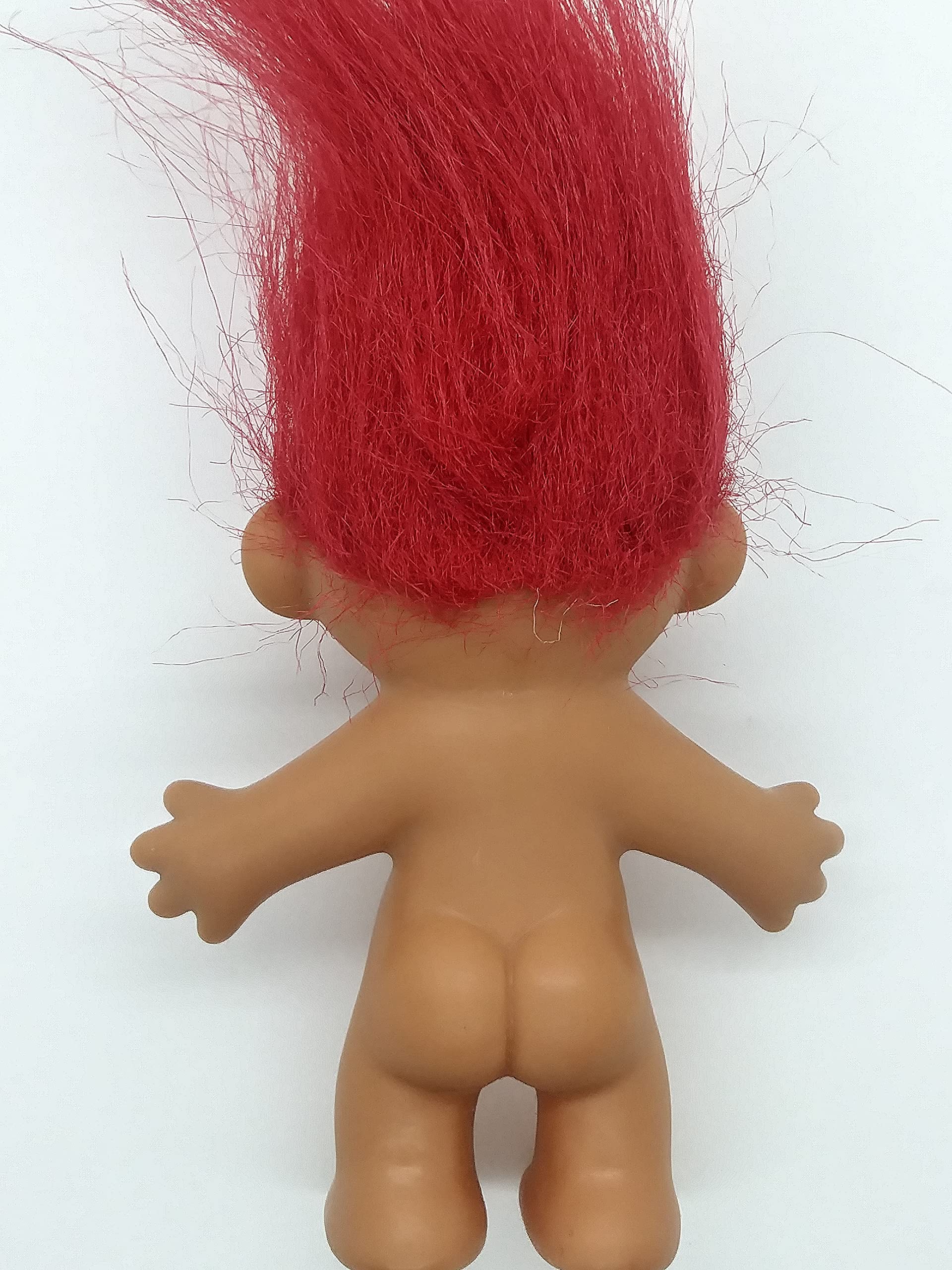 5 Inch Red Hair Troll Doll - Cute Collectible Toy for Kids, Party Favors & Home Decor | Perfect for Gifts, Birthday Parties & Nursery Decorations