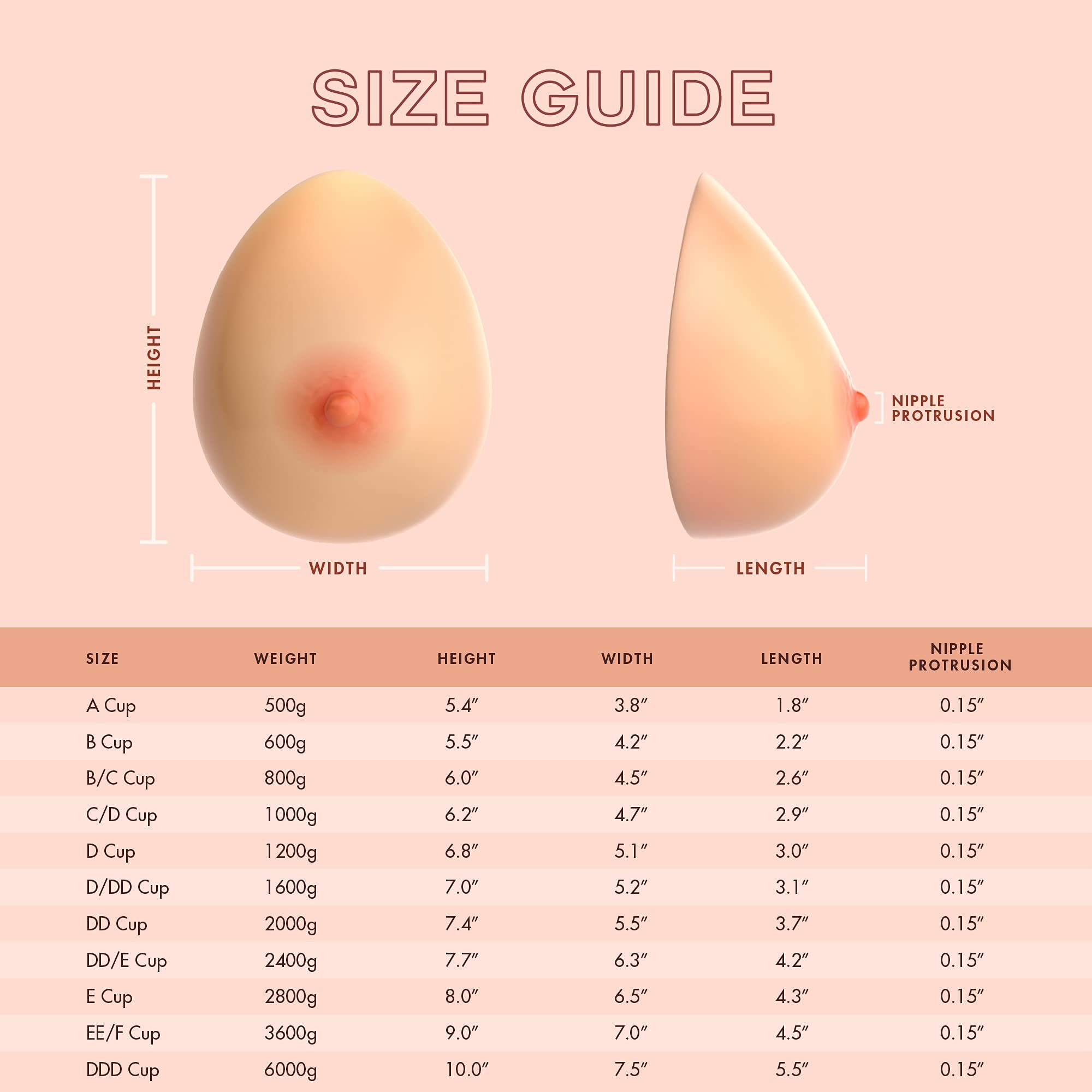 Premium Silicone Breast Forms for Transgender & Mastectomy - Natural Look DDD Cup (6000g) | Fake Boobs for Crossdressers & Breast Enlargement | Comfortable & Realistic Prosthetic Breasts for Daily Wear, Cosplay & Confidence Boost