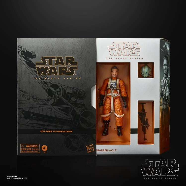Star Wars The Black Series Trapper Wolf (The Mandalorian) Exclusive 6-Inch Action Figure - Collectible Character Model for Display & Role Play | Perfect for Fans, Gift Giving & Themed Decor
