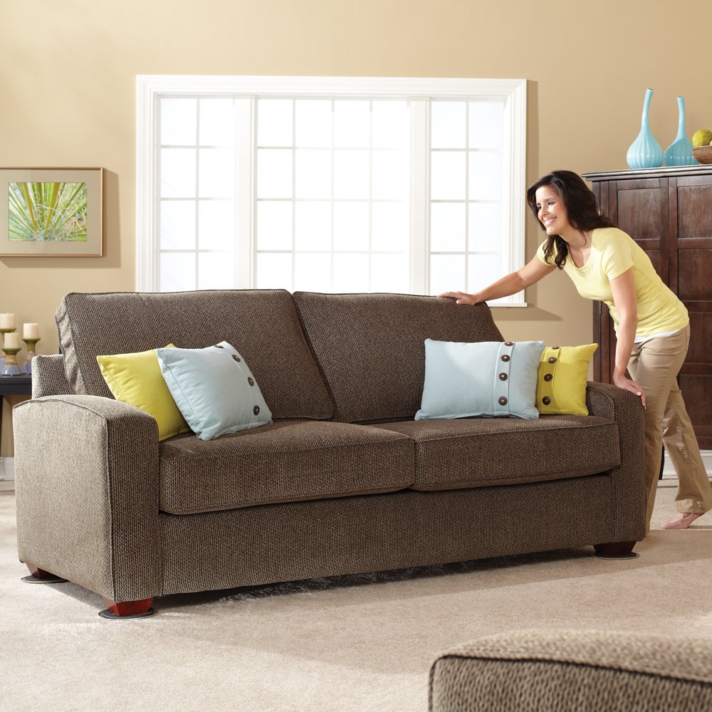 Super Sliders Assorted Reusable Furniture Sliders - 16 Pack Beige | Easy Move Heavy Furniture Protectors for Hardwood Floors & Carpets | Perfect for Home, Office & Apartment Moving