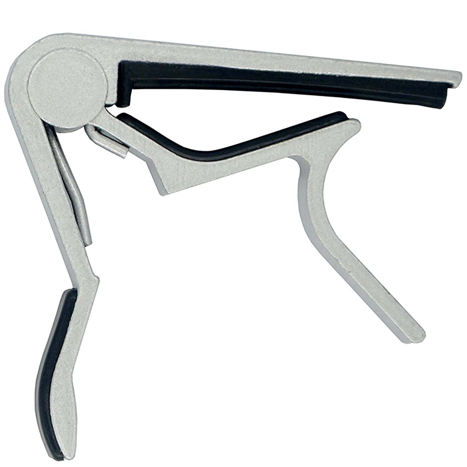 Premium Aluminum Guitar Capo for Acoustic & Electric Guitars - 6-String Clamp with Smooth Action (Silver) | Perfect for Live Performances, Studio Recording & Practice Sessions