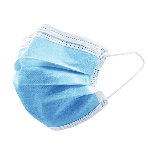 7Shield CE & ISO Certified Face Mask with Nose Clip & Soft Ear Loops - Water Resistant Surgical Mask (10-Pack, Multicolor) - Ideal for Work, Travel & Daily Protection