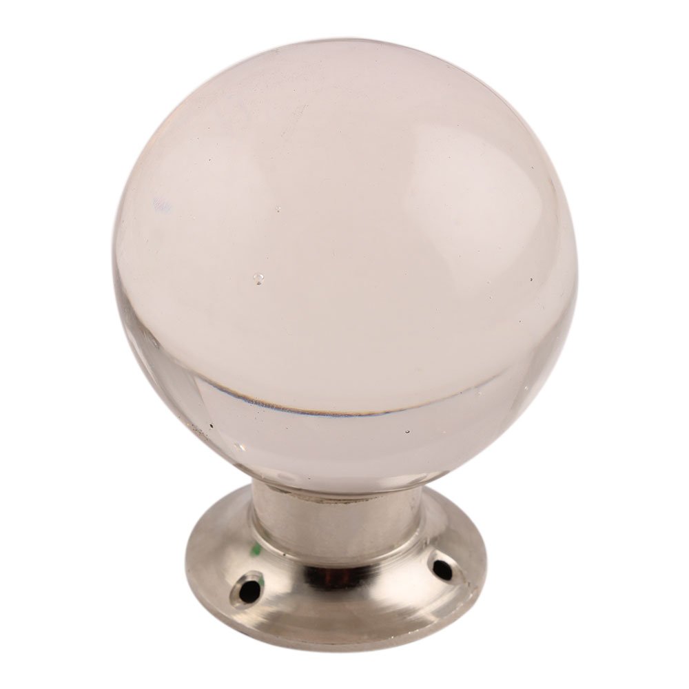 12 Pack Clear Glass Round Drawer Knobs - Premium Kitchen Cabinet Hardware & Dresser Pulls - Elegant Decorative Knobs for Cabinets, Drawers, Wardrobes - Perfect for Home Renovation & DIY Furniture Upgrade