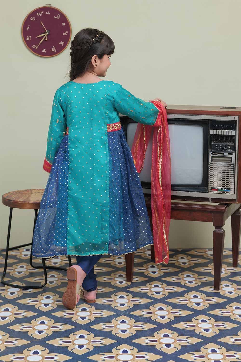 Banarsi Sea Green 3 Piece Suit for Women | Elegant Indian Ethnic Wear | Perfect for Weddings, Festivals & Special Occasions