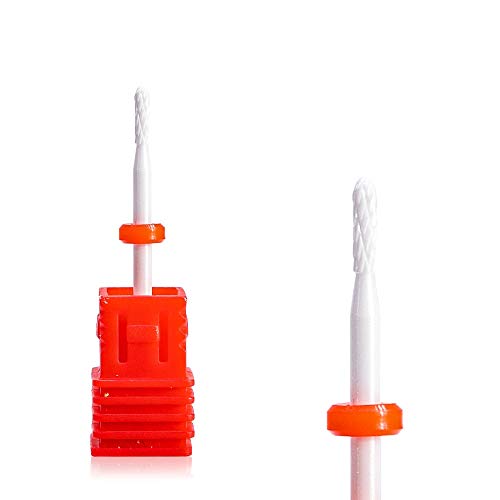 Professional Ceramic Carbide Nail Drill Bits - High-Speed Rotating Burr Milling Cutters for Electric Nail Drill Machine | Perfect for Manicure, Pedicure & Nail Art | Salon & Home Use Beauty Tools