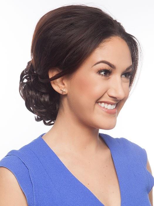 Fun Bun Synthetic Hair Wrap - Perfect for Women's Hairstyles, Quick & Easy Updos for Work, Parties & Everyday Wear
