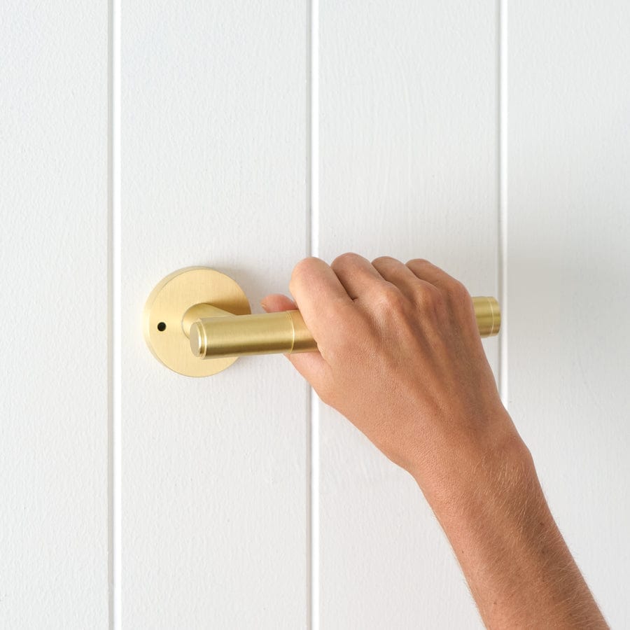 Premium Brushed Brass Door Handle - Elegant & Durable Hardware for Melbourne Homes | Perfect for Interior & Exterior Doors, Cabinets, and Wardrobes