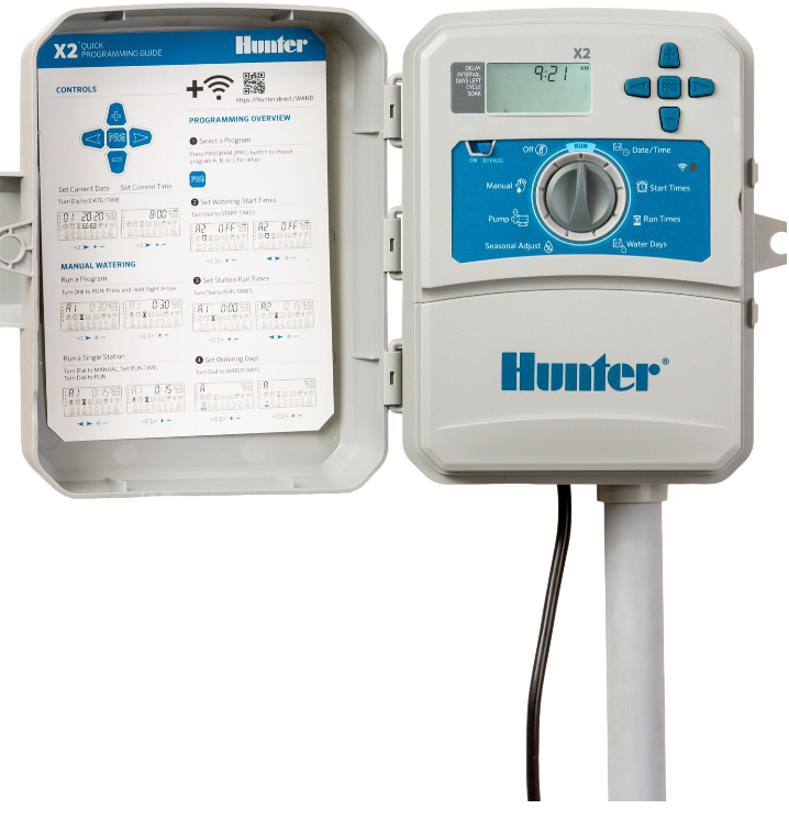Hunter X2™ Smart WiFi Sprinkler Controller for Indoor & Outdoor Use - Compatible with Alexa & Google Home - Perfect for Lawn, Garden & Landscape Irrigation