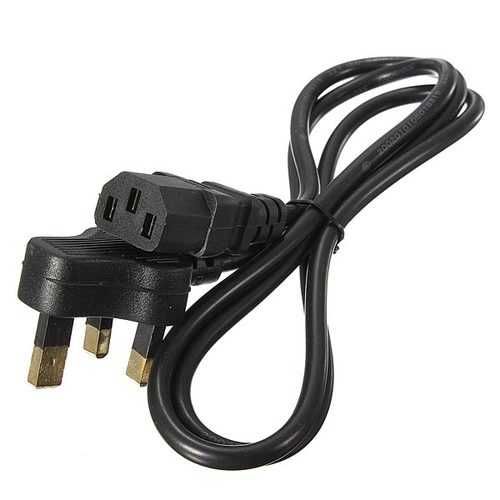 Universal AC Power Supply Adapter Cord with 3-Prong Plug for Laptops - Perfect for Home, Office & Travel Charging