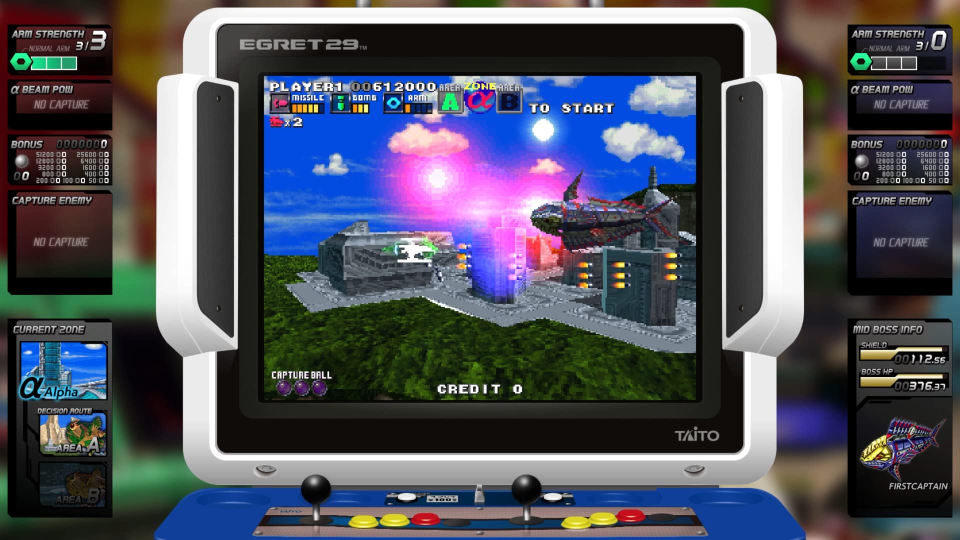 G-Darius HD for Nintendo Switch - Classic Arcade Shooter Game | Perfect for Retro Gaming Enthusiasts & Home Entertainment