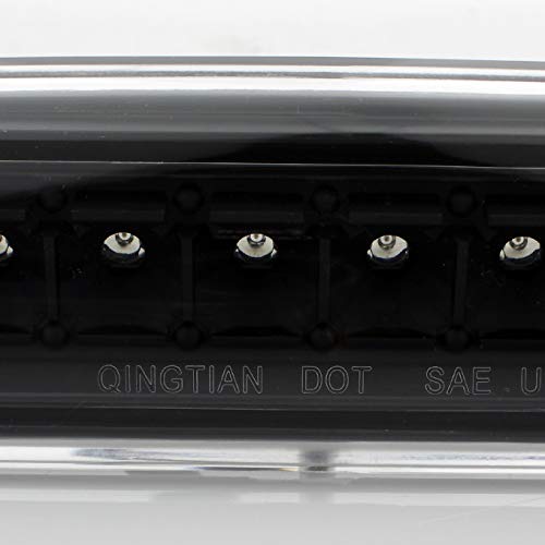 AKKON LED Tail Lights for 94-01 Dodge Ram - Black Bezel C-Shape Light Tube with 3rd Brake Lamp | Upgrade Truck Lighting for Night Driving & Off-Road Adventures