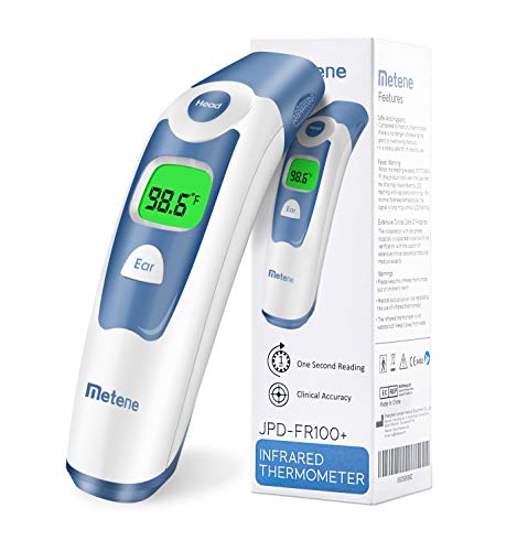Non-Contact Digital Infrared Thermometer for Adults & Kids - Fast Accurate Fever Detection with Memory Recall & Fever Alarm - Perfect for Home, Hospital, and Travel Use