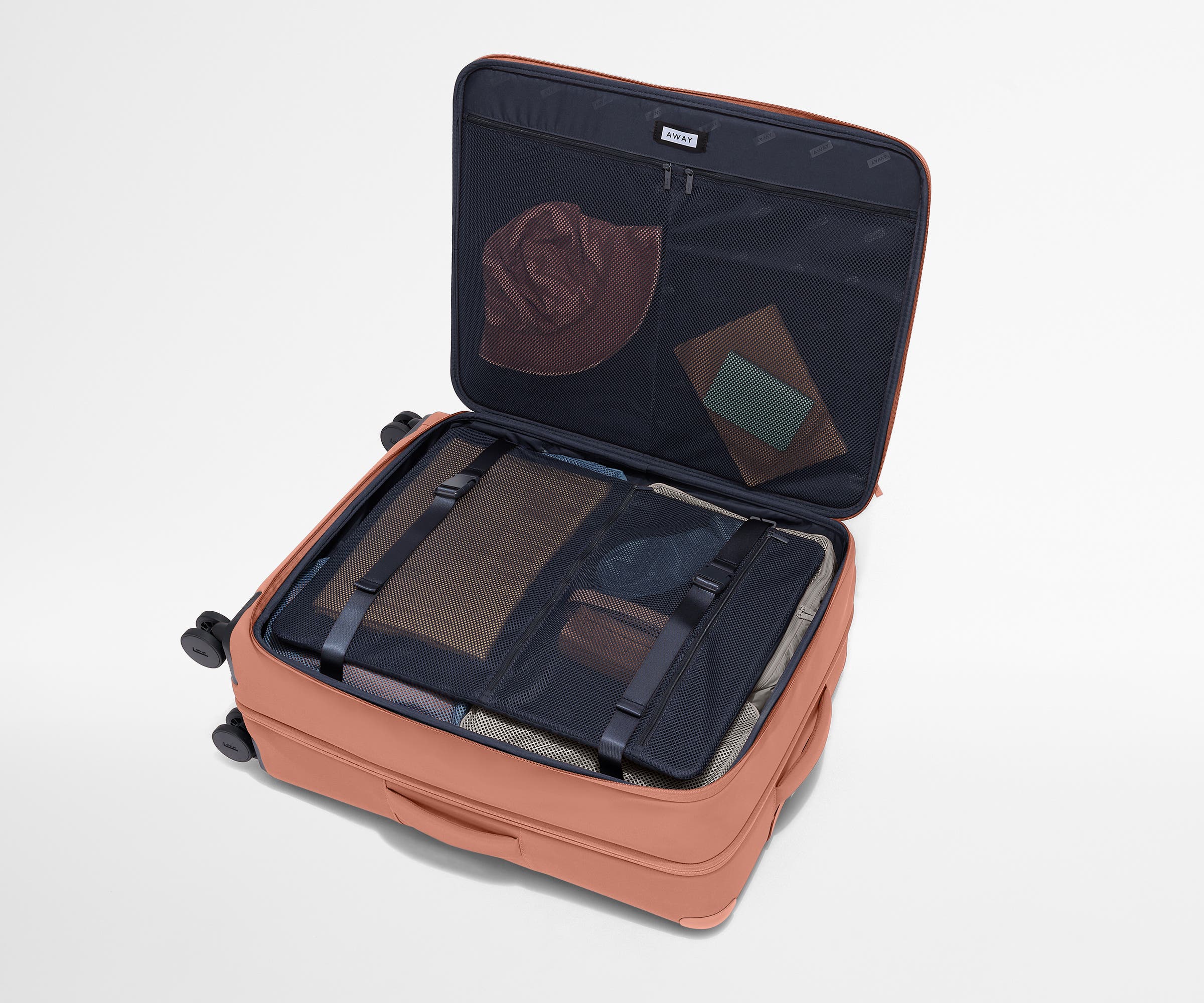 Premium Softside Large Luggage in Elegant Clay Pink - Perfect for Travel, Business Trips & Weekend Getaways