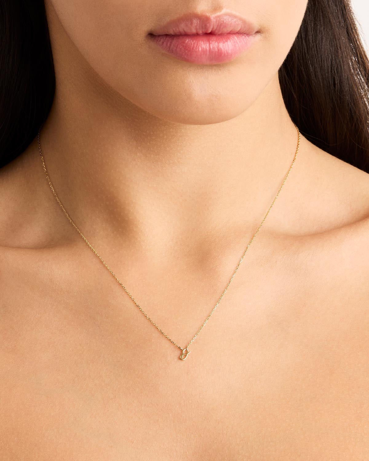 14K Solid Gold Love Letter Necklace for Women - Personalized Romantic Jewelry Gift for Her - Perfect for Anniversaries, Valentine's Day & Special Occasions