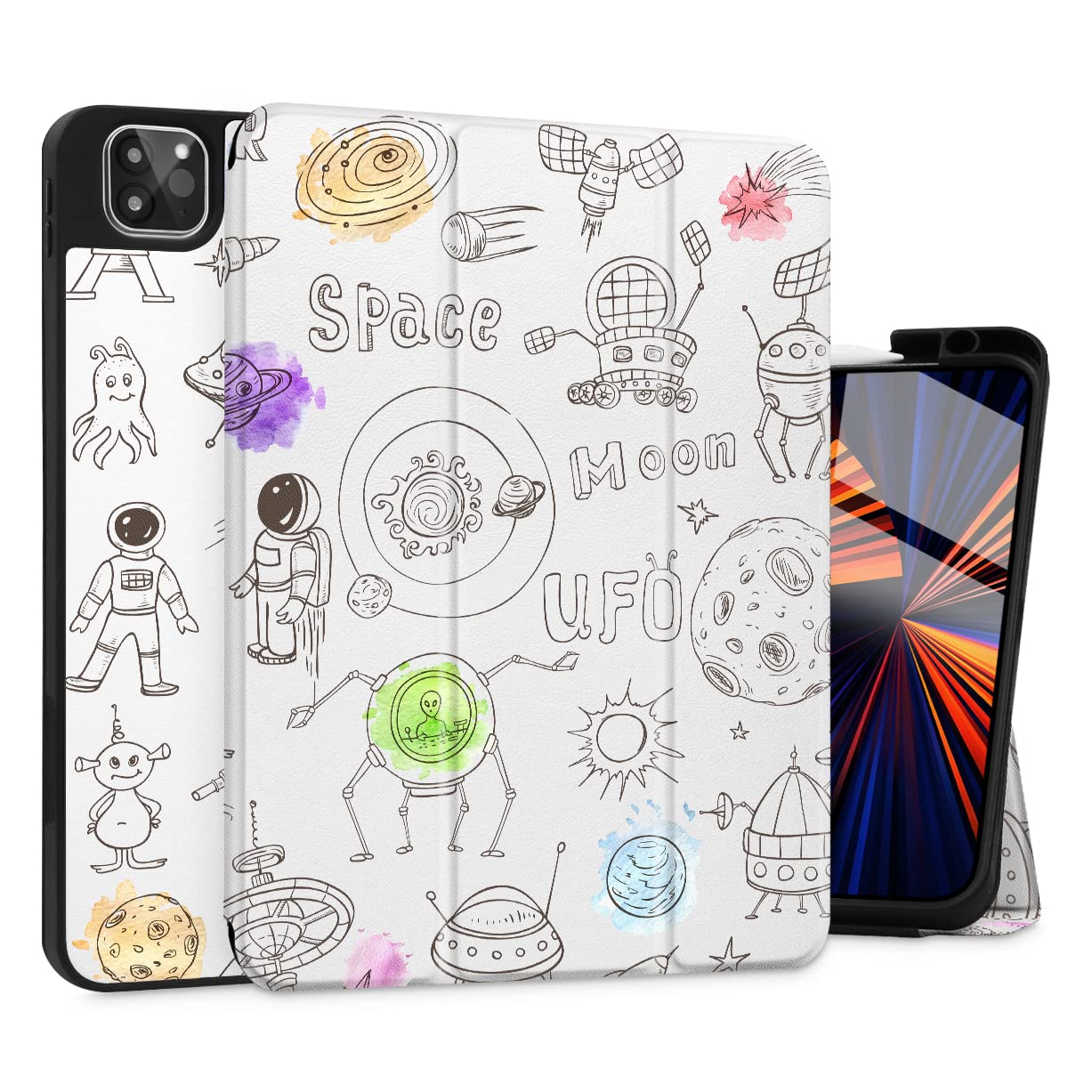 Tuiklol iPad Pro 11 Inch Case (2020-2022 Models) - Magnetic Smart Cover with Soft TPU Back, Pencil Holder & Auto Wake/Sleep | Compatible with 1st/2nd/3rd/4th Gen iPad Pro 11