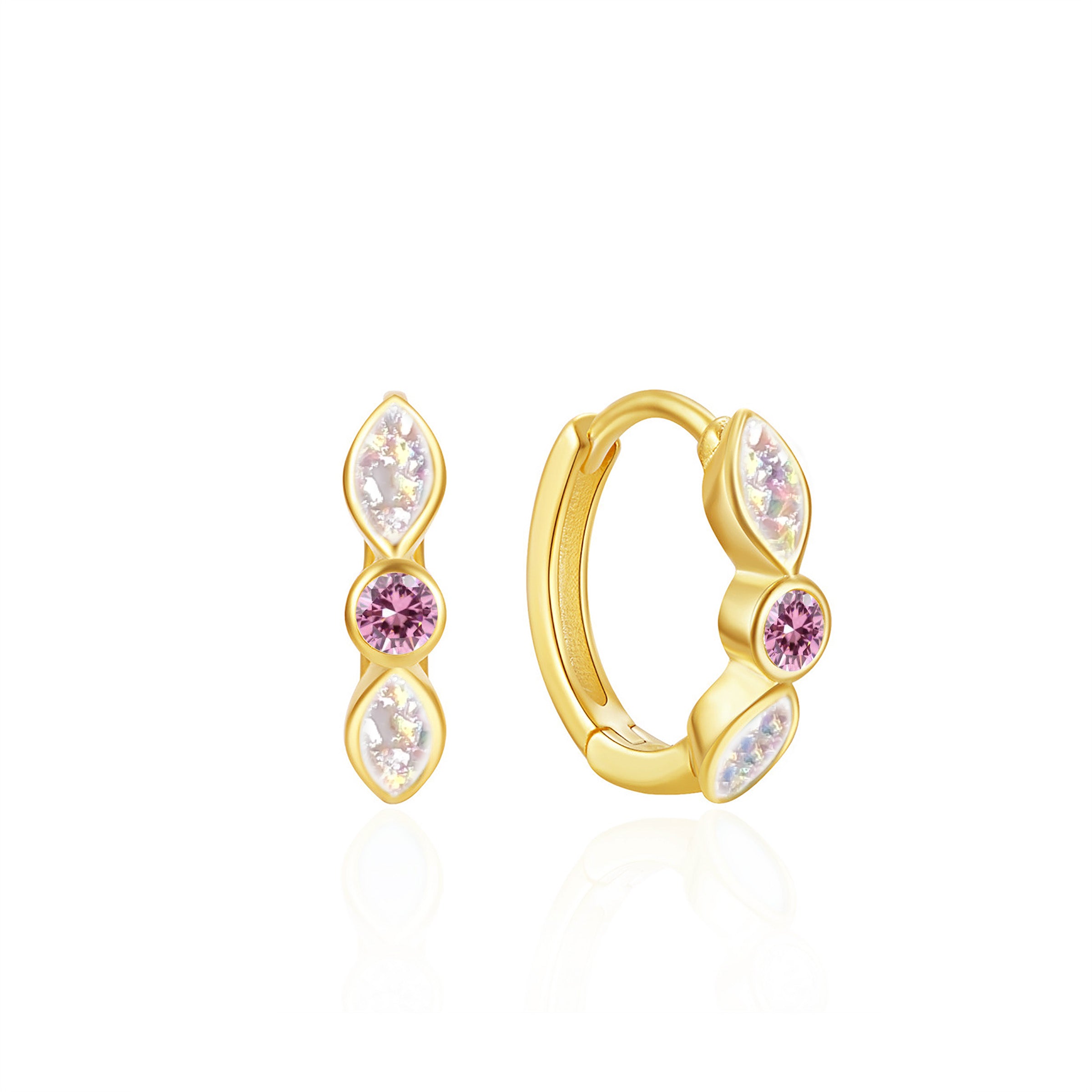 Graceful Petal Ashes Earrings - Elegant Memorial Jewelry for Loved Ones | Perfect for Remembrance Ceremonies & Special Occasions