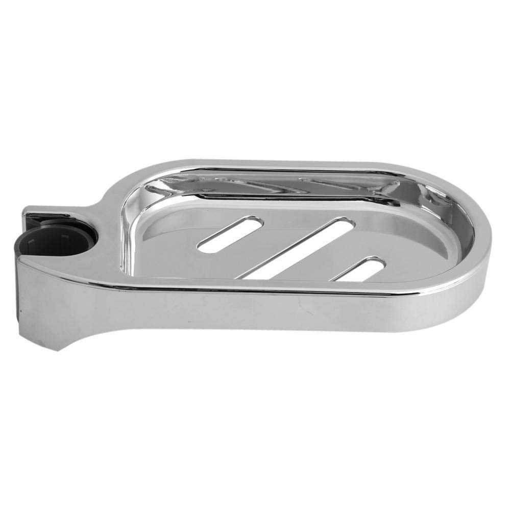 Adjustable ABS Soap Dish Holder with Drainer - Shower & Kitchen Use