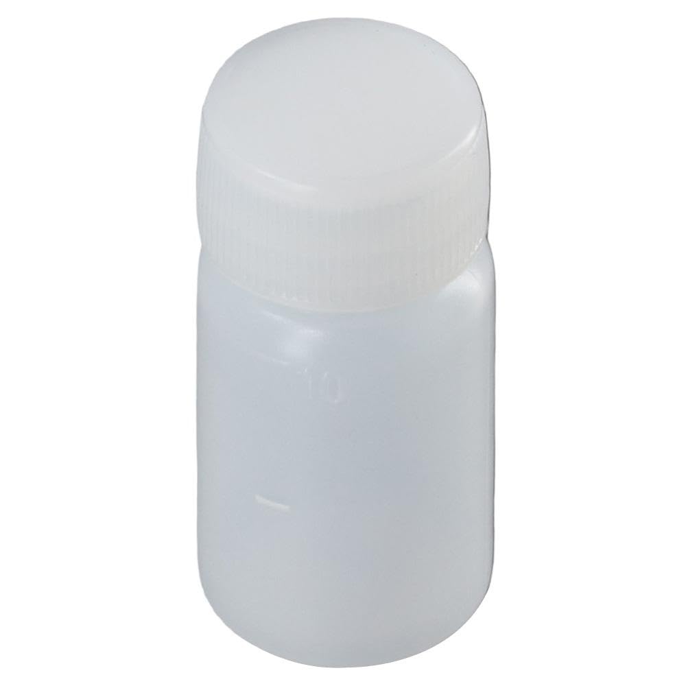 100pcs 10ml Plastic Travel Bottles with Caps - Small Mouth Graduated Lab & Medical Containers for Essential Oils, Cosmetics & DIY Projects | Perfect for Travel, Home & Laboratory Use