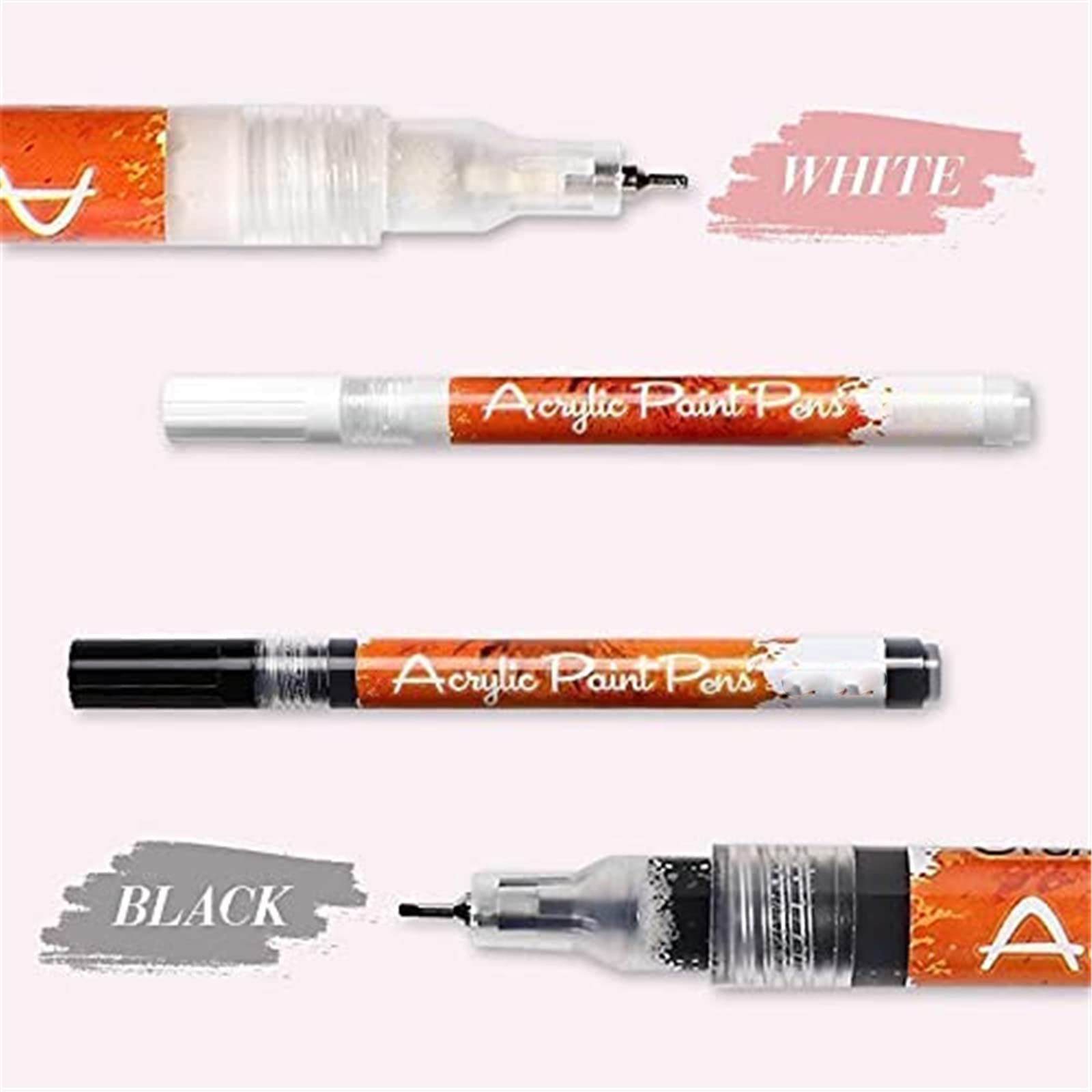 Nail Art Graffiti Pen - Quick Dry Acrylic Paint Liner Brush for DIY Flowers, Tips & Decorations | Professional Nail Design Tool for Crafts, Painting & Nail Art (Silver) | Perfect for Home Manicures, Salon Use & Creative Gift Ideas