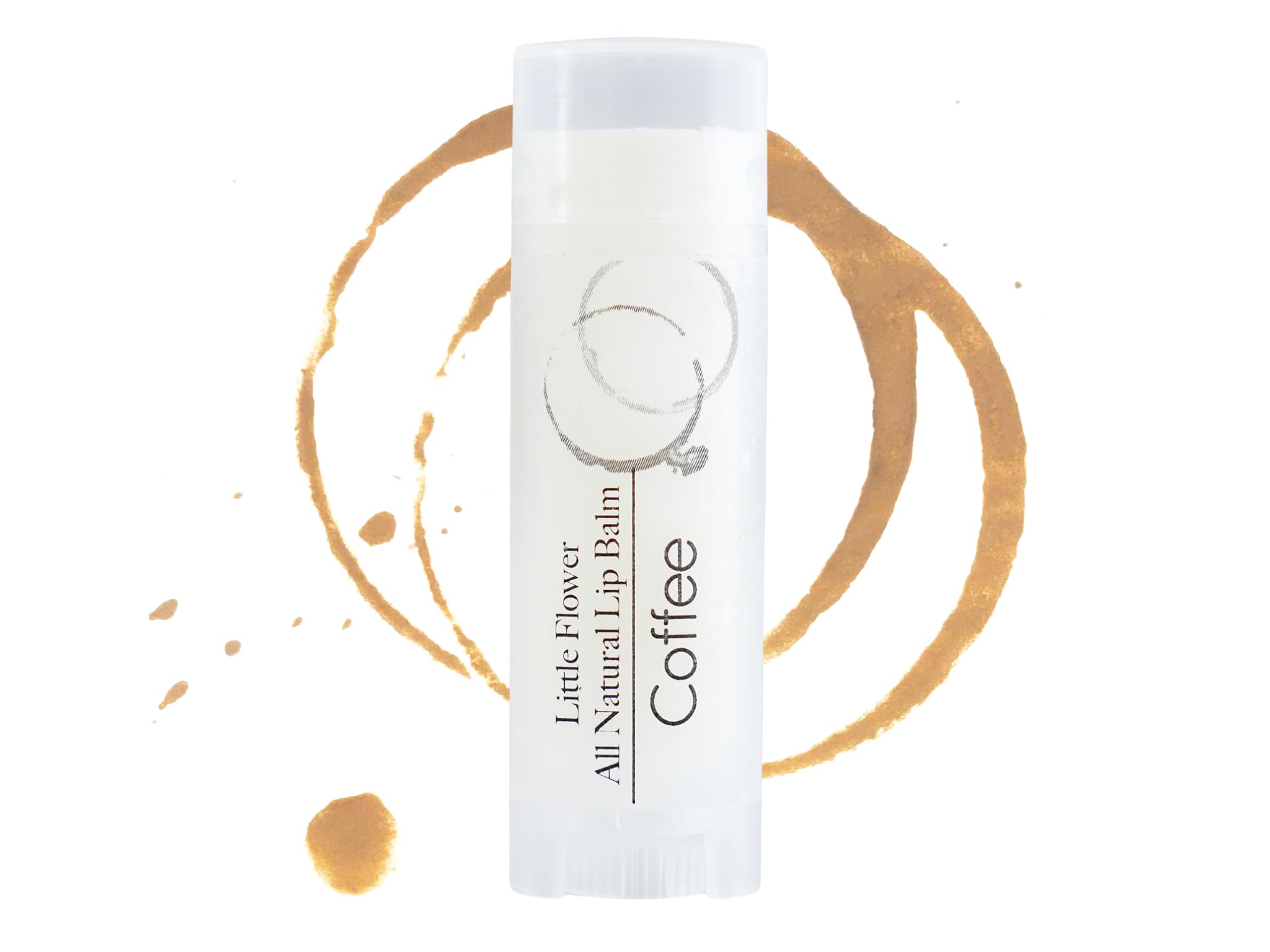 Organic Coffee Lip Balm - Handmade Natural Moisturizing Chapstick for Dry Lips - Perfect Stocking Stuffer Gift for Coffee Lovers - Ideal for Winter Skincare & Daily Hydration