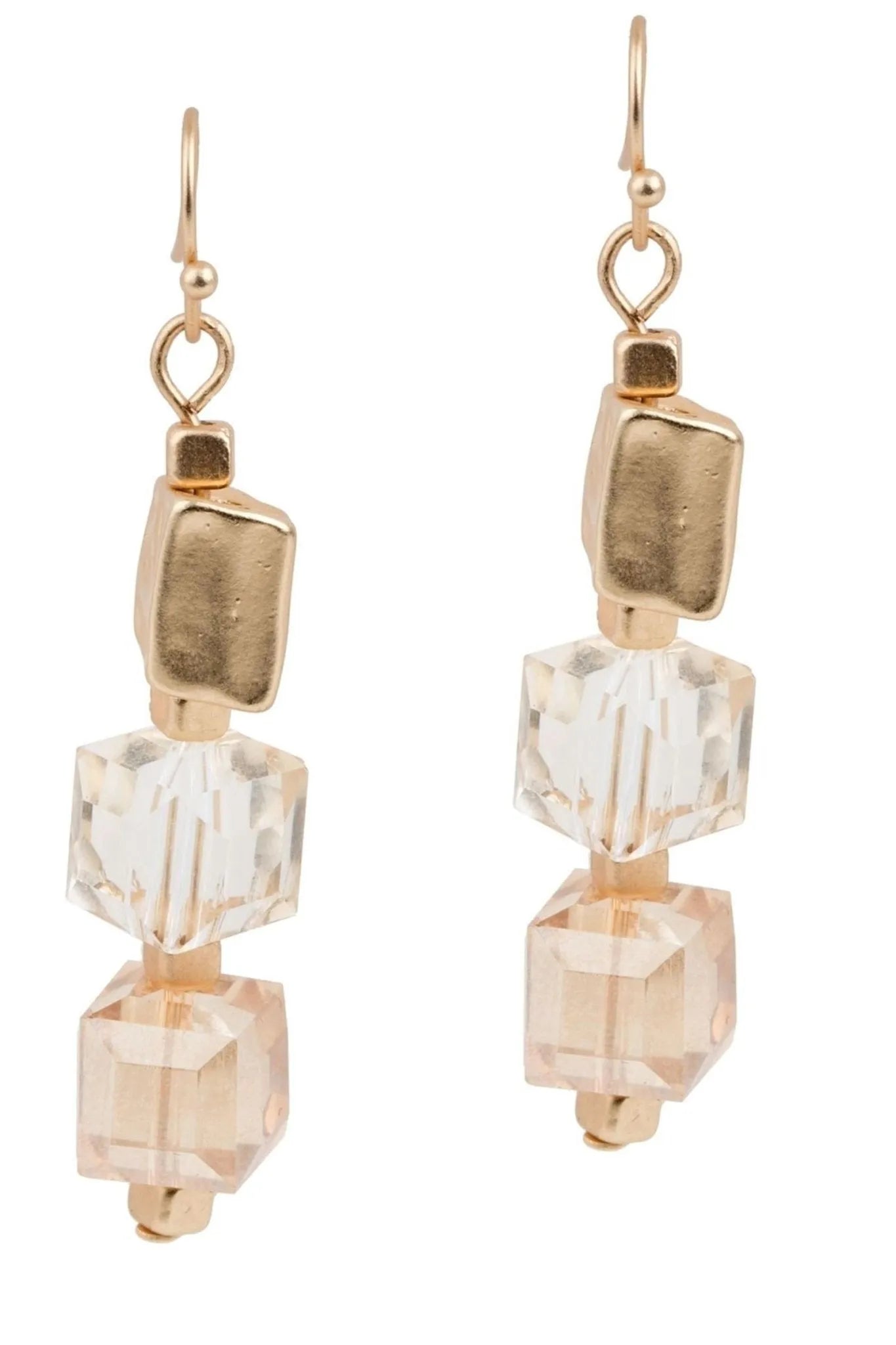 Bead and Stone Dangle Earrings for Women - Handmade Bohemian Jewelry - Perfect for Parties, Weddings & Everyday Wear