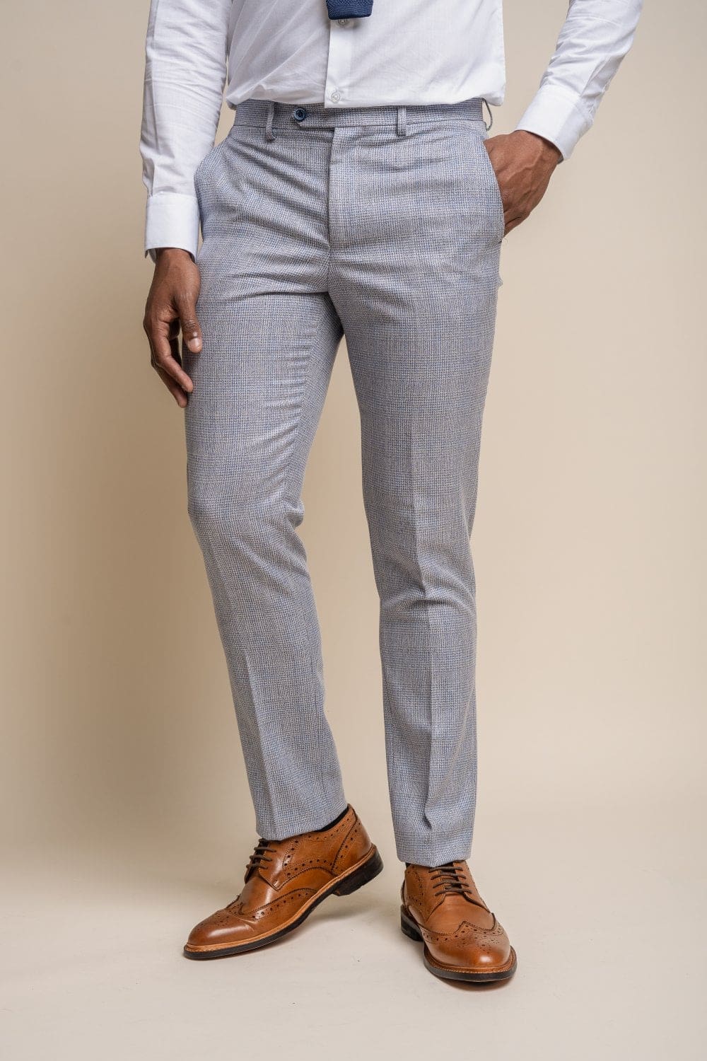 Cavani Caridi Men's Slim Fit Dress Pants for Work & Business | Comfortable Office Trousers for Professional Style