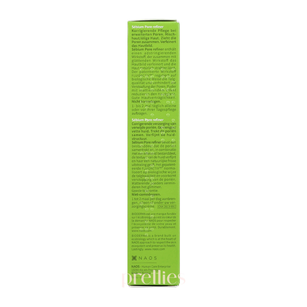 Bioderma Sebium Pore Refiner 30ml - Oil Control & Pore Minimizing Serum for Combination & Oily Skin | Daily Skincare Routine, Makeup Base, Shine Reduction