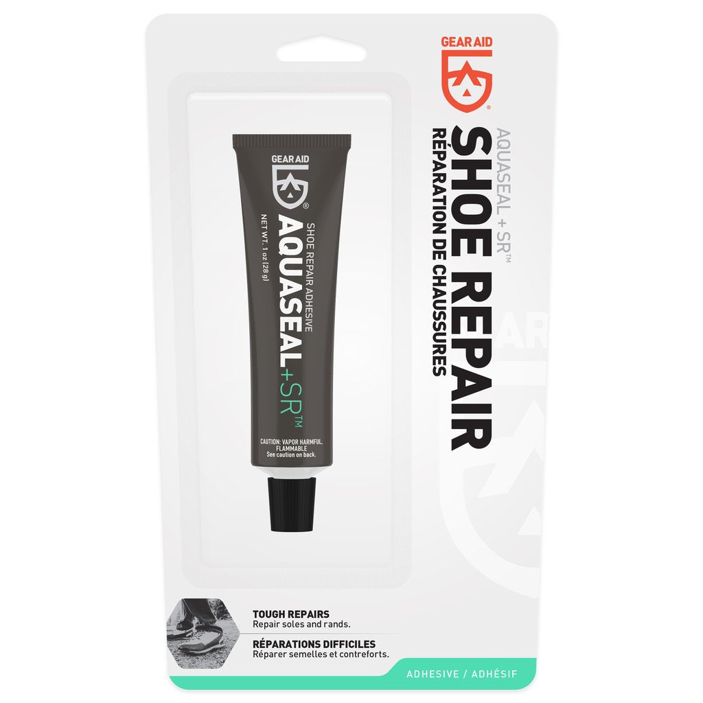 Gear Aid Aquaseal Shoe Repair Kit - 28g Waterproof Adhesive for Hiking Boots, Sneakers & Outdoor Footwear | Perfect for Trail Running, Camping & Backpacking