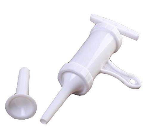 WOIWO 2-Pack Manual Sausage Stuffer for Home Use - Stainless Steel Sausage Filler & Meat Grinder Attachment - Perfect for Making Homemade Sausages, Burgers & Ground Meat (Great for BBQ, Camping & Holiday Cooking)
