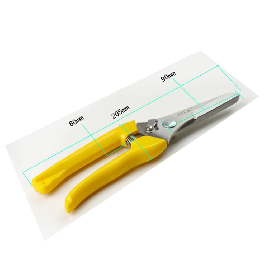 Stainless Steel Pruning Snips - Micro-Tip Garden Shears for Bushes & Hedges | Perfect for Landscaping & Trimming