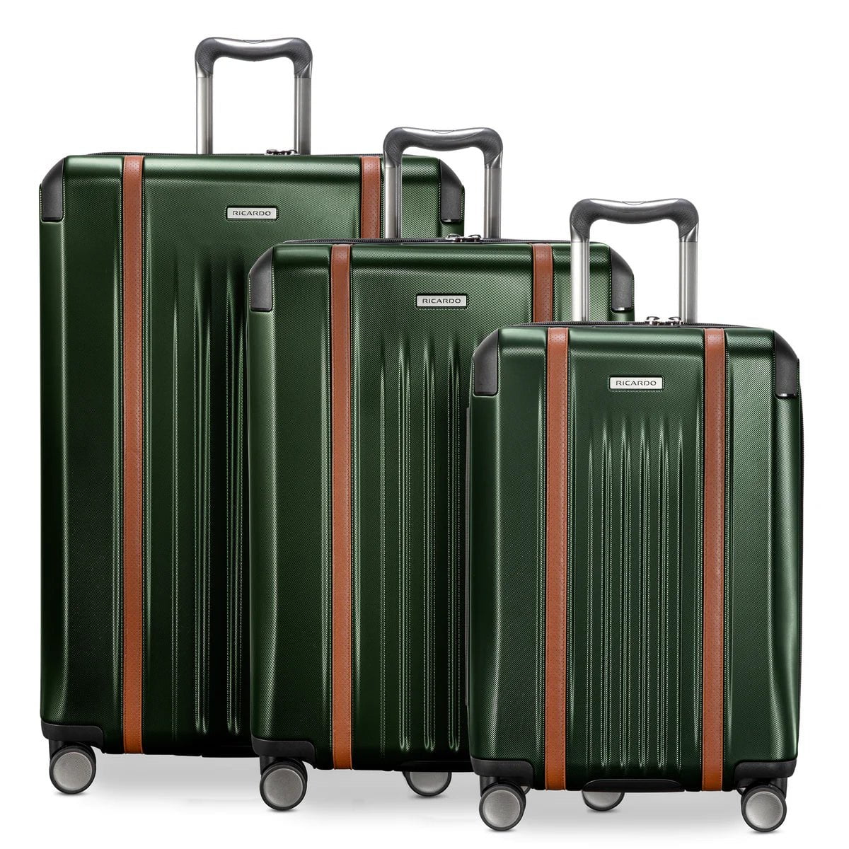Ricardo Beverly Hills Montecito 2.0 Expandable Hardside Spinner Luggage Set - 3 Piece Suitcase Collection for Travel, Business Trips & Family Vacations