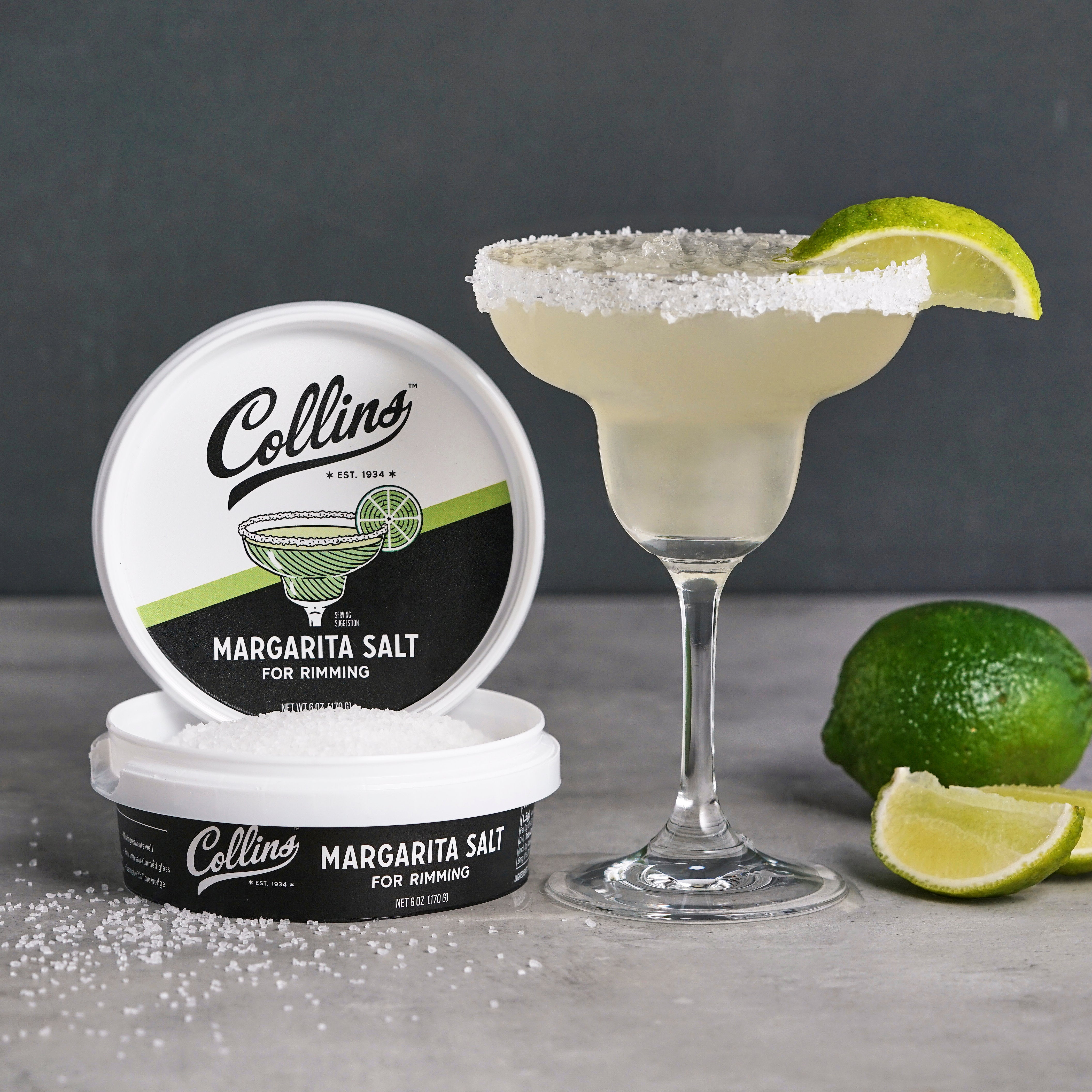 Premium White Margarita Salt - 6 oz (170g) for Cocktail Rims & Garnishes - Perfect for Margaritas, Tequila Shots & Party Drinks